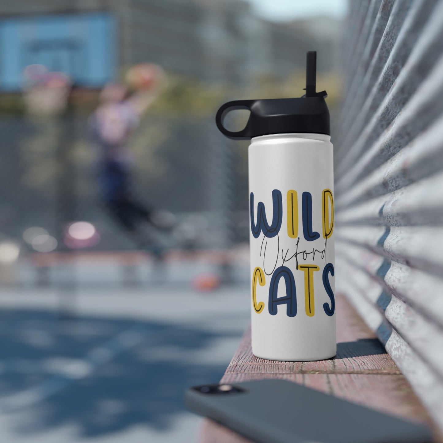 Personalized Oxford Wildcats Water Bottle