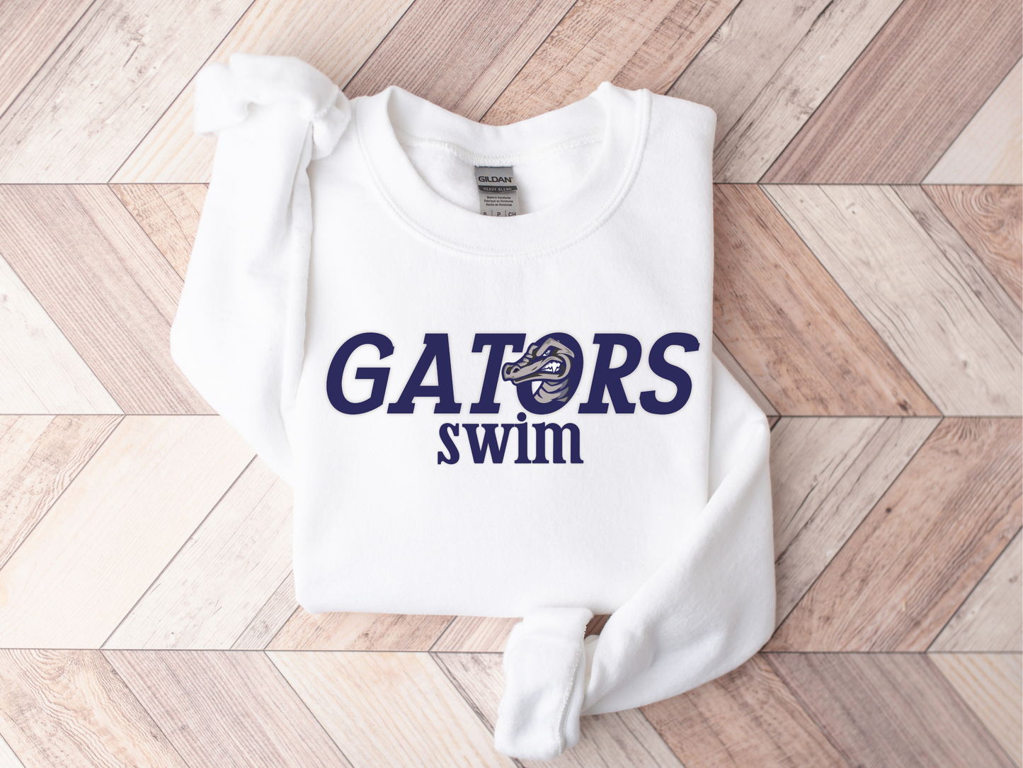 Gators Swim Adult Unisex Sweatshirt