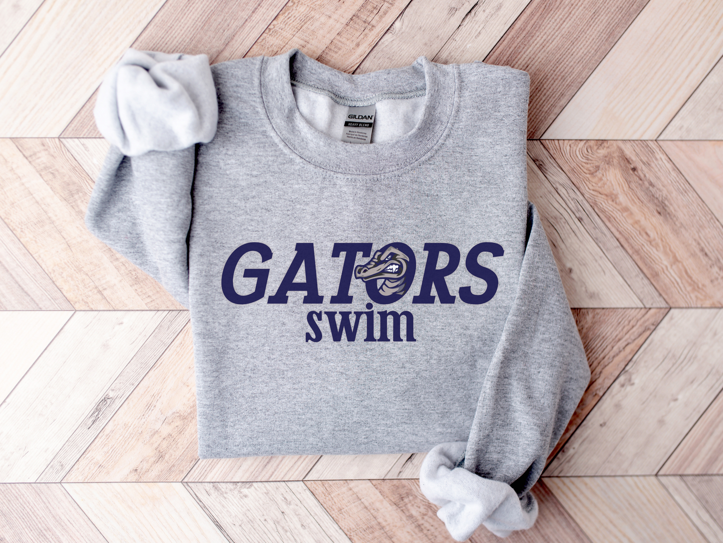 Gators Swim Adult Unisex Sweatshirt