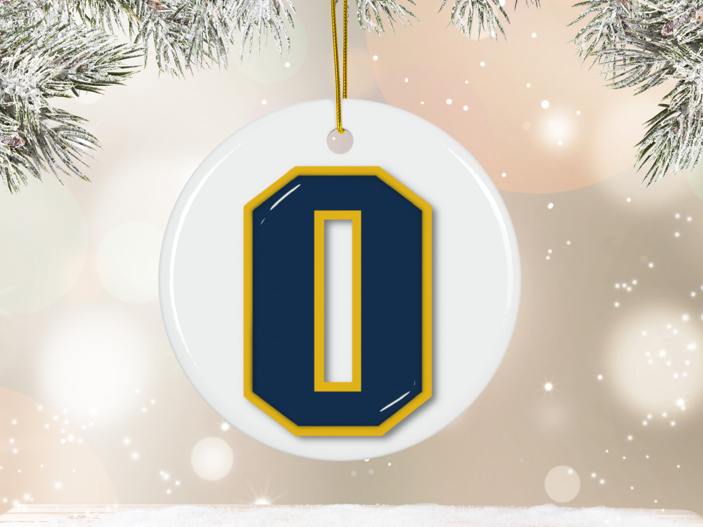 Oxford "O" Ornament