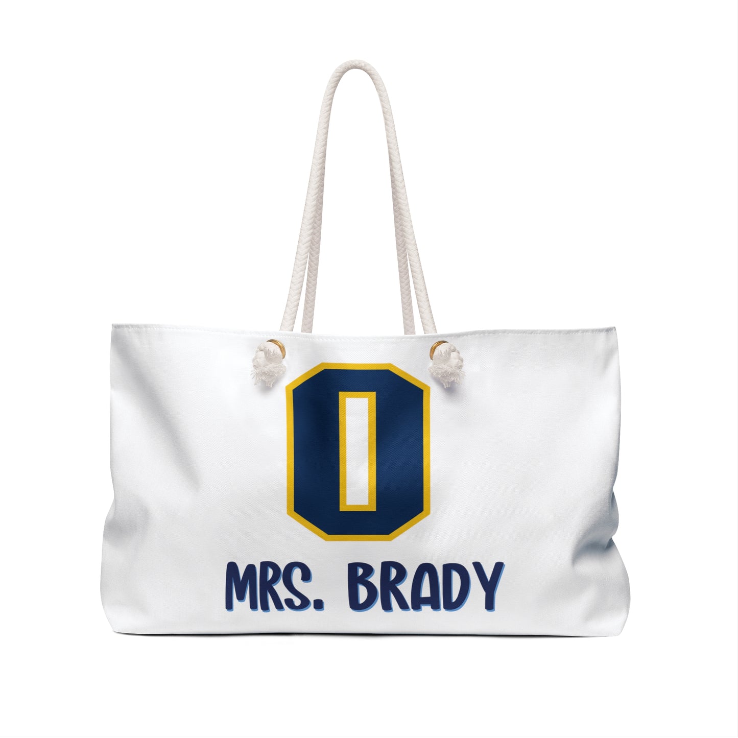 Personalized Oxford Teacher Weekender Bag