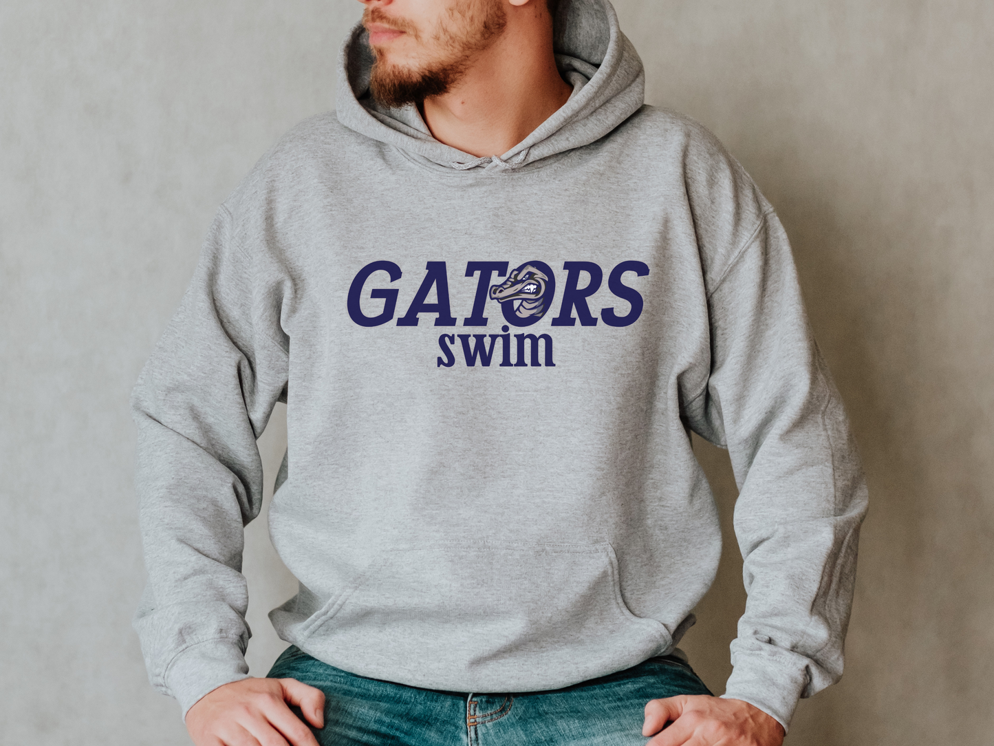 Gators Swim Adult Unisex Hoodie